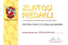 Zlatá medaile 2015